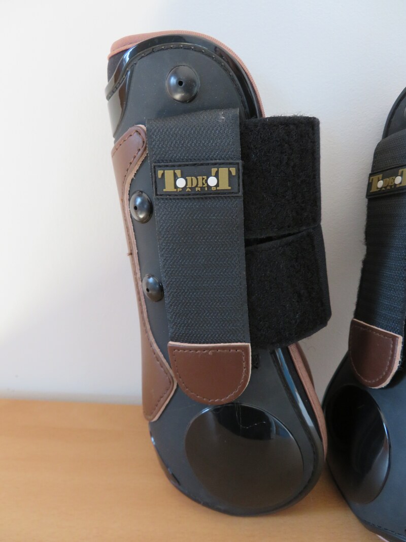 Guêtres Pour Cheval Kentucky à Fermeture Velcro - Taille M, Coque TPU, Doublure 3D Spacer