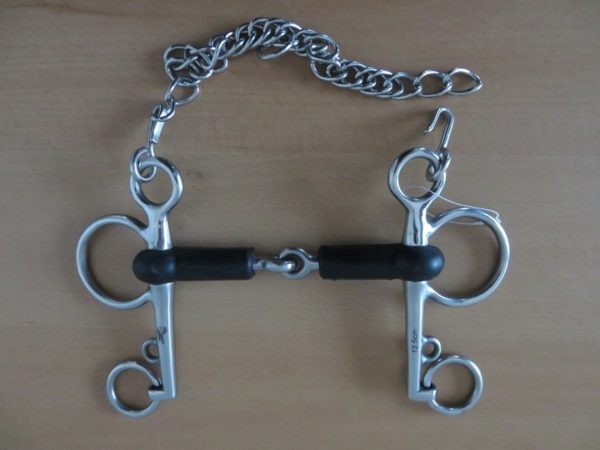 Harry's Horse Mors De Filet Caoutchouc Double Brisure Diun