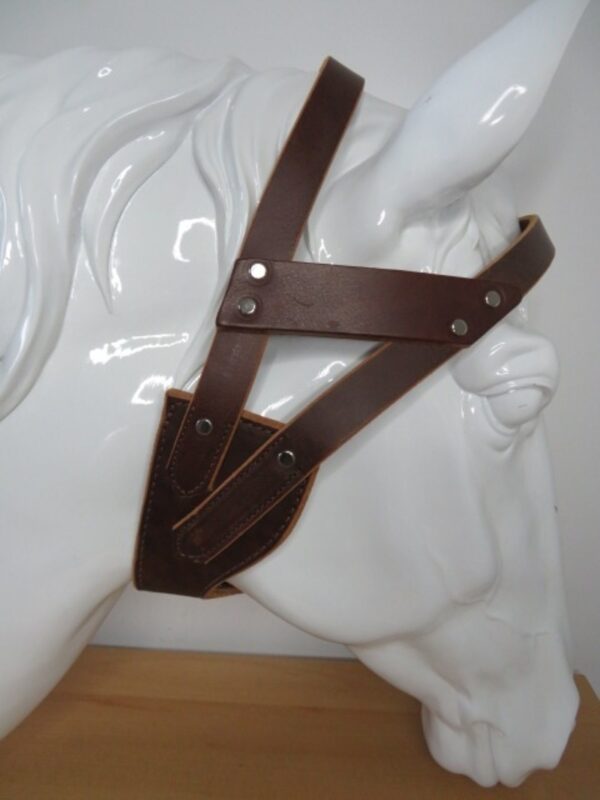 Collier Anti-tic Weaver Miracle Pour Cheval – Taille Medium, Marron Doré – Neuf
